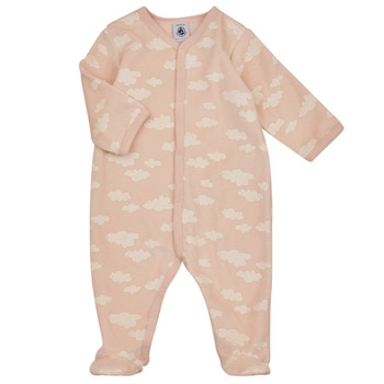 Oblečenie Dievča Pyžamá a nočné košele Petit Bateau LAUNA Ružová / Biela