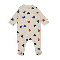 Oblečenie Deti Pyžamá a nočné košele Petit Bateau LERE Biela / Námornícka modrá / Červená