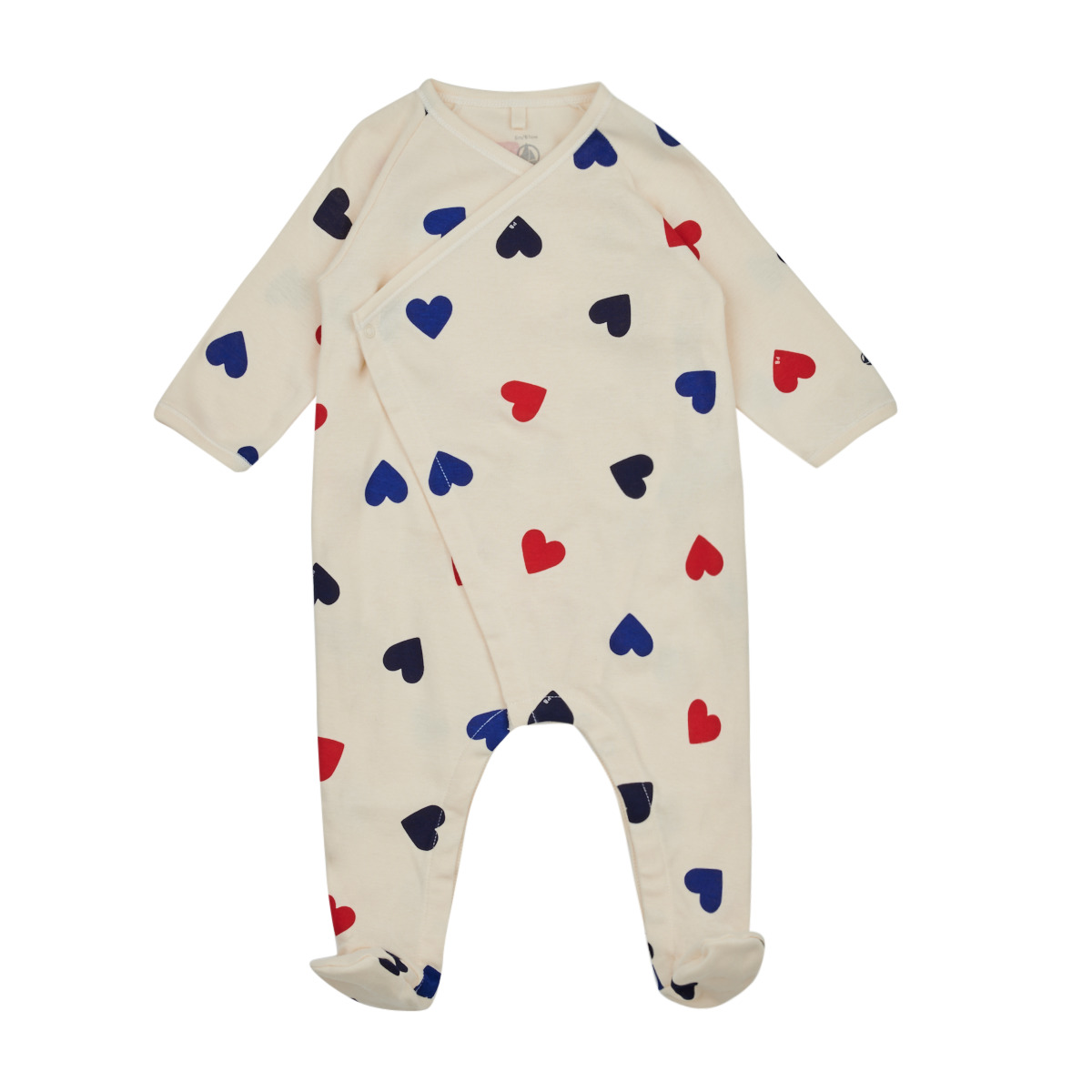 Oblečenie Deti Pyžamá a nočné košele Petit Bateau LERE Biela / Námornícka modrá / Červená