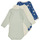 Oblečenie Dievča Pyžamá a nočné košele Petit Bateau BODY US ML VINTSTAR PACK X3 Viacfarebná