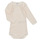 Oblečenie Deti Pyžamá a nočné košele Petit Bateau BODY US ML CUR DE BEURRE PACK X3 Biela