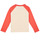 Oblečenie Chlapec Tričká s dlhým rukávom Petit Bateau LOCAS Biela / Oranžová