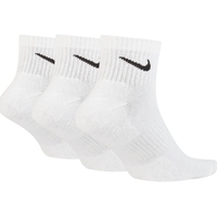 Spodná bielizeň Muž Ponožky Nike U NK EVERYDAY CUSH QTR 3P Biela