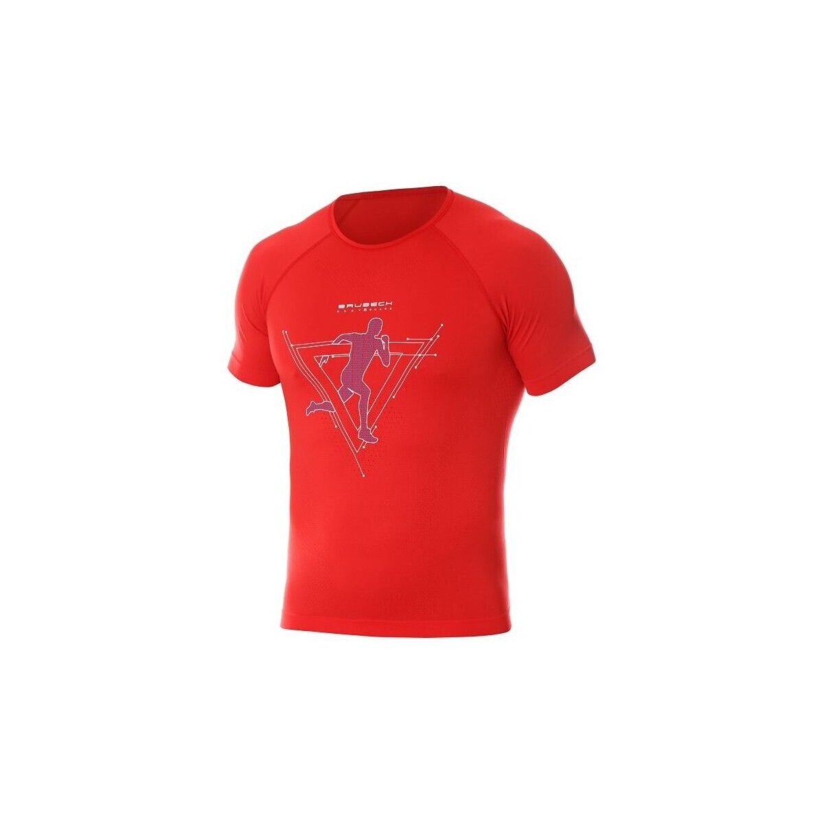 Oblečenie Muž Tričká s krátkym rukávom Brubeck Running Air Pro Červená