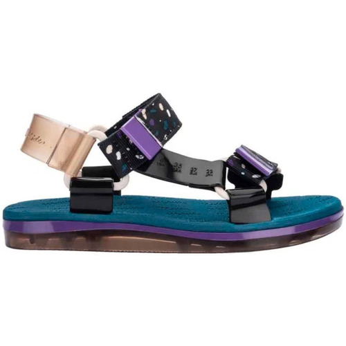 Topánky Žena Sandále Melissa Papete+Rider - Blue/Purple/Beige Viacfarebná