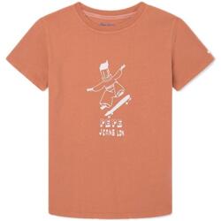 Oblečenie Chlapec Tričká s krátkym rukávom Pepe jeans  Oranžová
