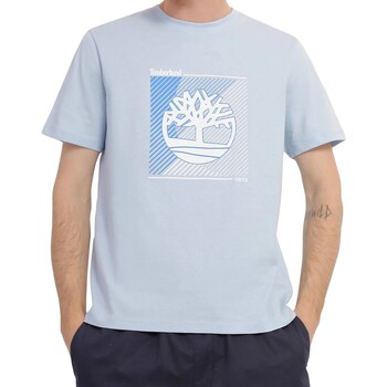 Oblečenie Muž Tričká s krátkym rukávom Timberland 212171 Modrá