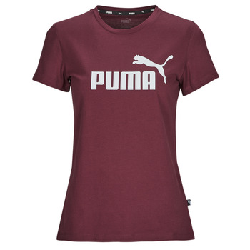 Oblečenie Žena Tričká s krátkym rukávom Puma ESS LOGO TEE (S) Tmavá fialová