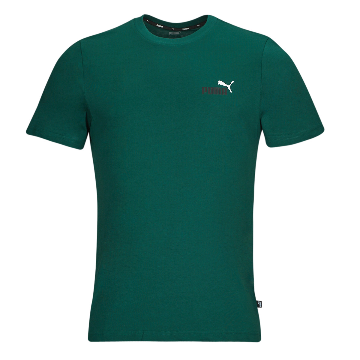 Oblečenie Muž Tričká s krátkym rukávom Puma ESS  2 COL SMALL LOGO TEE Zelená