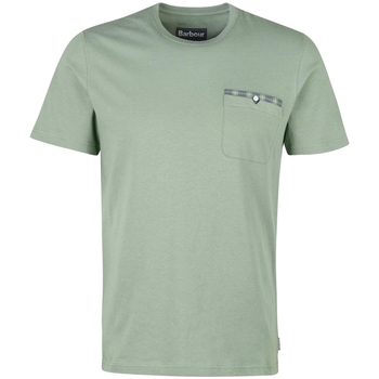 Oblečenie Muž Tričká a polokošele Barbour Tayside T-Shirt - Agave Green Zelená
