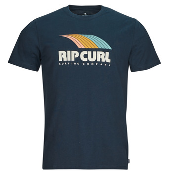 Oblečenie Muž Tričká s krátkym rukávom Rip Curl URF REVIVAL CRUISE TEE Námornícka modrá