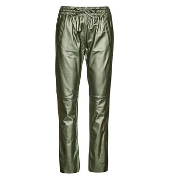 Oblečenie Žena Padavé nohavice Oakwood GIFT METAL Zelená / Metalická
