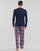 Oblečenie Muž Pyžamá a nočné košele Polo Ralph Lauren L/S PJ SLEEP SET Modrá / Červená