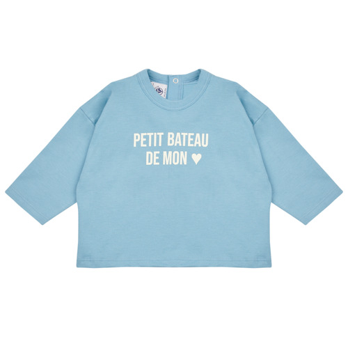 Oblečenie Deti Mikiny Petit Bateau LUNE Modrá