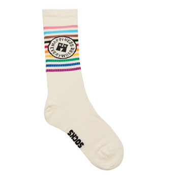 Doplnky Vysoké ponožky Happy socks PRIDE HAPPINESS Biela