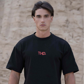 Oblečenie Tričká s krátkym rukávom THEAD. TESS Čierna
