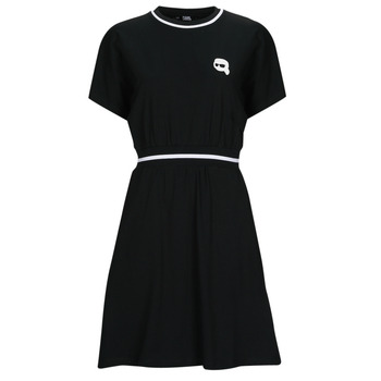 Oblečenie Žena Krátke šaty Karl Lagerfeld IKONIK 2.0 T-SHIRT DRESS Čierna
