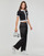 Oblečenie Žena Svetre Karl Lagerfeld CLASSIC KNIT TOP Čierna / Biela