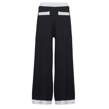 Oblečenie Žena Padavé nohavice Karl Lagerfeld CLASSIC KNIT PANTS Čierna / Biela