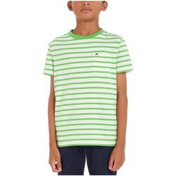 Oblečenie Chlapec Tričká s krátkym rukávom Tommy Hilfiger  Zelená