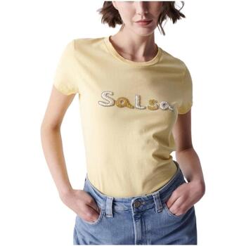 Oblečenie Žena Tričká s krátkym rukávom Salsa  Žltá