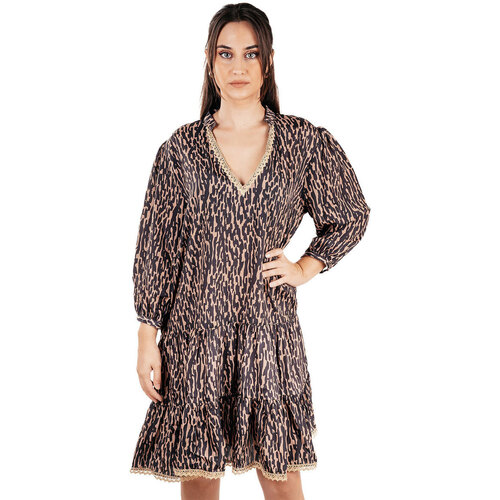 Oblečenie Žena Krátke šaty Isla Bonita By Sigris Krátke Šaty Hnedá