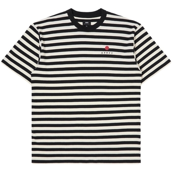 Edwin Basic Stripe T-Shirt - Black/White Viacfarebná