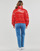 Oblečenie Žena Vyteplené bundy Tommy Jeans TJW BADGE GLOSSY PUFFER Červená