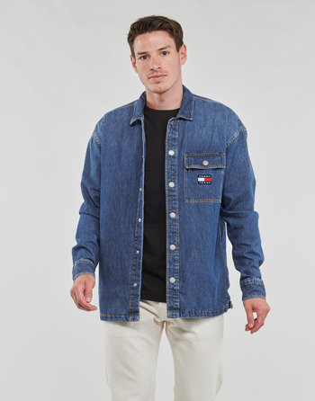 Oblečenie Muž Košele s dlhým rukávom Tommy Jeans TJM CLASSIC DENIM OVERSHIRT Modrá