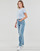 Oblečenie Žena Tričká s krátkym rukávom Tommy Hilfiger REG FROSTED CORP LOGO C-NK SS Modrá / Modrá