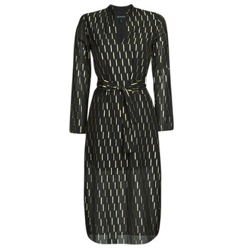 Oblečenie Žena Krátke šaty Armani Exchange 6RYA40 Čierna / Zlatá