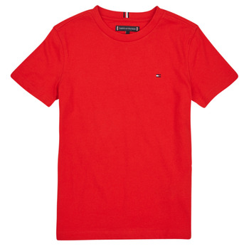 Oblečenie Chlapec Tričká s krátkym rukávom Tommy Hilfiger ESSENTIAL COTTON TEE S/S Červená