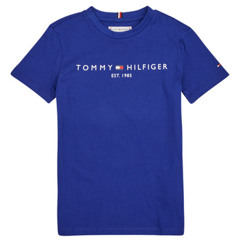 Oblečenie Deti Tričká s krátkym rukávom Tommy Hilfiger ESTABLISHED LOGO Modrá