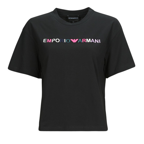 Oblečenie Žena Tričká s krátkym rukávom Emporio Armani 6R2T7S Čierna