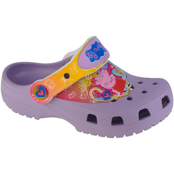 Topánky Dievča Papuče Crocs Classic Fun I am Peppa Pig T Clog Fialová 