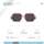 Hodinky & Bižutéria Slnečné okuliare Hanukeii Holbox Červená