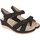 Topánky Žena Univerzálna športová obuv Amarpies Dámske sandále  23533 abz čierne Čierna
