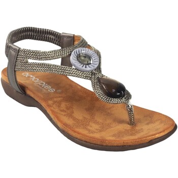 Topánky Žena Univerzálna športová obuv Amarpies Dámske sandále  23574 abz olova Strieborná