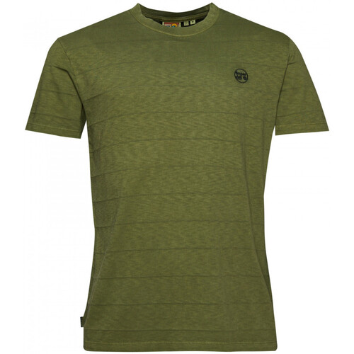 Oblečenie Muž Tričká a polokošele Superdry Vintage texture Zelená