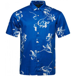 Oblečenie Muž Košele s dlhým rukávom Superdry Vintage hawaiian s/s shirt Modrá