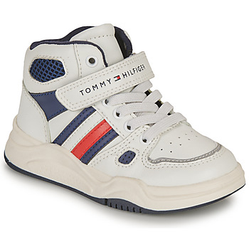 Topánky Chlapec Členkové tenisky Tommy Hilfiger T3B9-33107-1355530 Biela