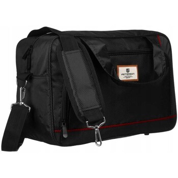 Tašky Cestovné tašky Peterson PTNBPT03BLACKRED54786 Čierna