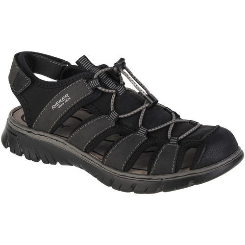 Topánky Muž Športové sandále Rieker Sandals Čierna