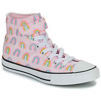Topánky Dievča Členkové tenisky Converse CHUCK TAYLOR ALL STAR EASY ON RAINBOWS Ružová / Viacfarebná