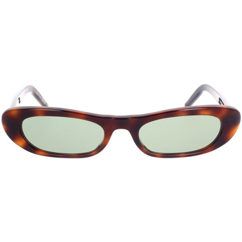 Hodinky & Bižutéria Žena Slnečné okuliare Yves Saint Laurent Occhiali da Sole Saint Laurent SL 557 SHADE 002 Hnedá