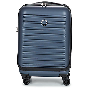 Tašky Pevné cestovné kufre Delsey Segur 2.0 Business Extensible  55CM Modrá