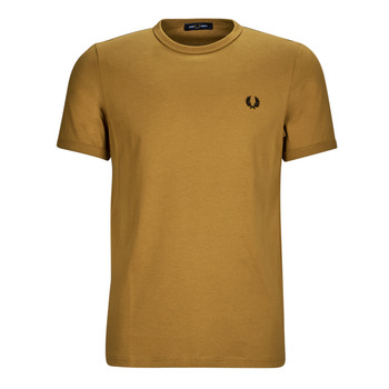 Oblečenie Muž Tričká s krátkym rukávom Fred Perry RINGER T-SHIRT Žltá horčicová