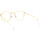 Hodinky & Bižutéria Slnečné okuliare Ray-ban Occhiali da Vista  Round Metal RX3447V 3105 Zlatá