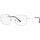 Hodinky & Bižutéria Slnečné okuliare Ray-ban Occhiali da Vista  RX6496 2501 Strieborná
