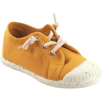 Topánky Dievča Univerzálna športová obuv Tokolate Chlapčenská topánka  4011 horčicová Žltá